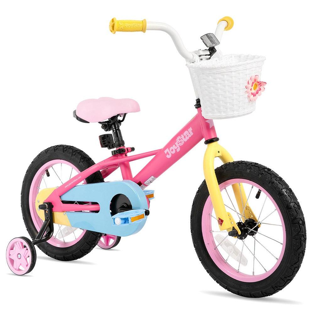 JOYSTAR Macaroon 14 inch Ages 3 to 5 Kids Toddler Balance Training Wheels Bike