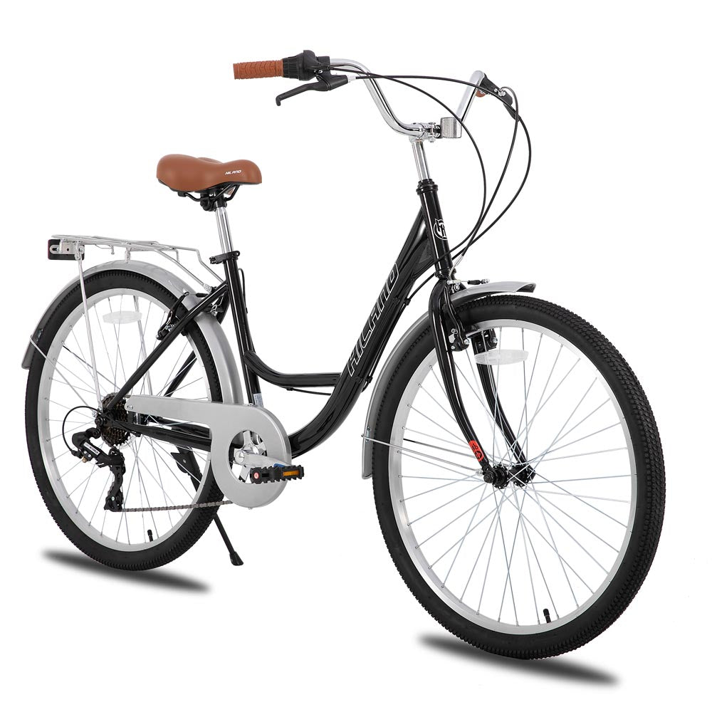 citybike 26 HILAND Flare 26 inch Complete Beach Cruiser City Bike for Adults