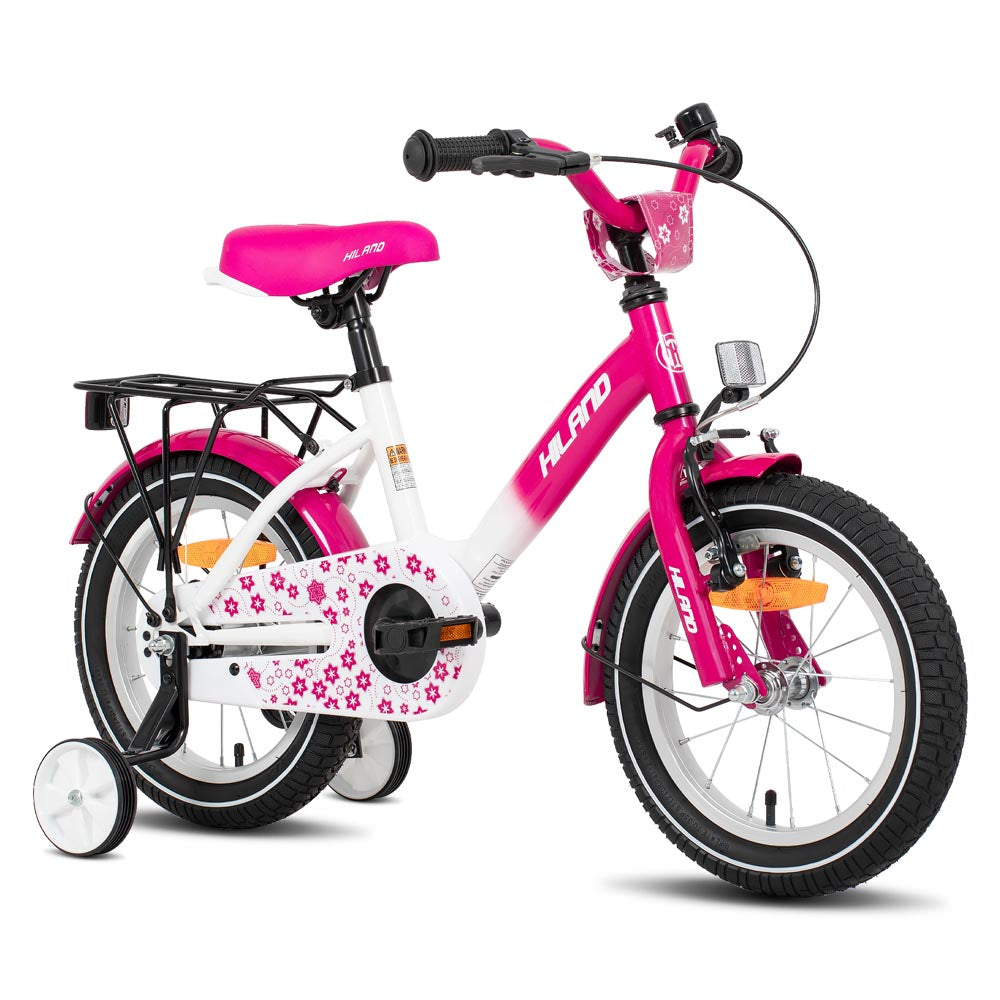 HILAND Starry 12 14 16 Inch Kids Bike for Boy and Girl Ages