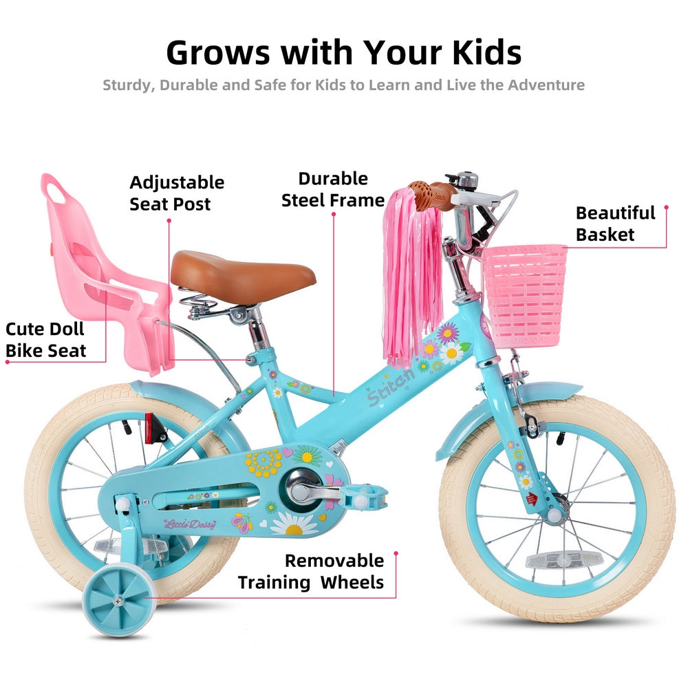 STITCH Little Daisy Girls Bike with Dual Handbrake JOYSTAR