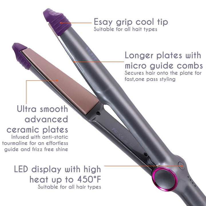 KEANO 2-In-1 Curling Iron For All Hair Types