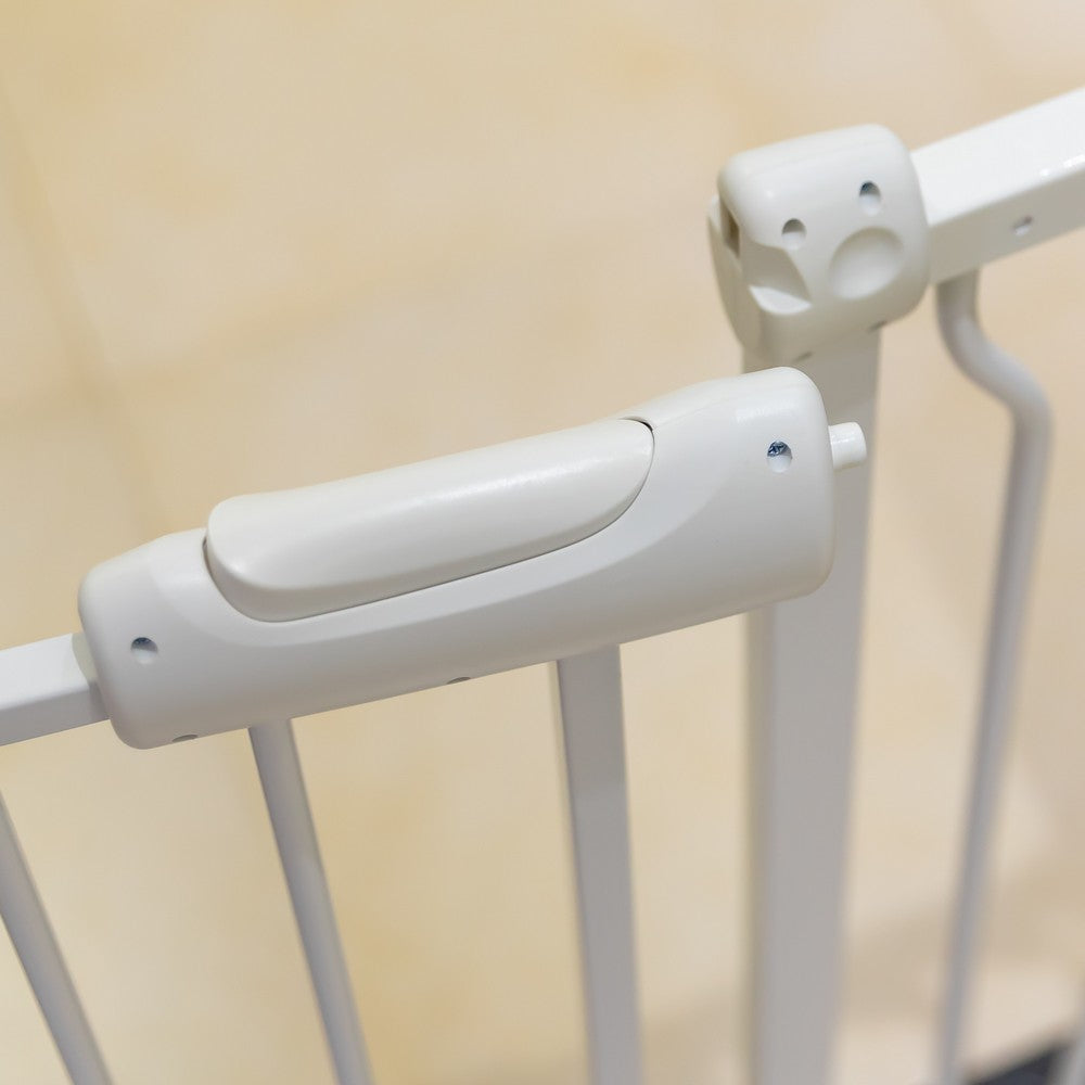 KEANO Walk-Thru Safety Gate for Baby and Pets, Child Proof Fence for Doorways, Stairways, Hallways