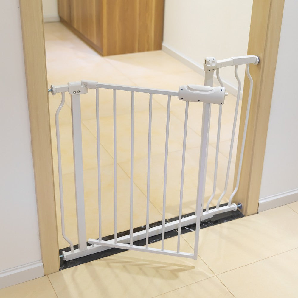 KEANO Walk-Thru Safety Gate for Baby and Pets, Child Proof Fence for Doorways, Stairways, Hallways