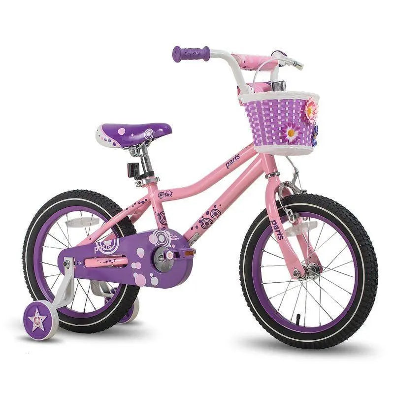 Volare Ashley Kinderfiets - Meisjes - 14 inch - Roze/Rood Volare Ashley Kinderfiets - Meisjes - 14 inch - Roze/Rood