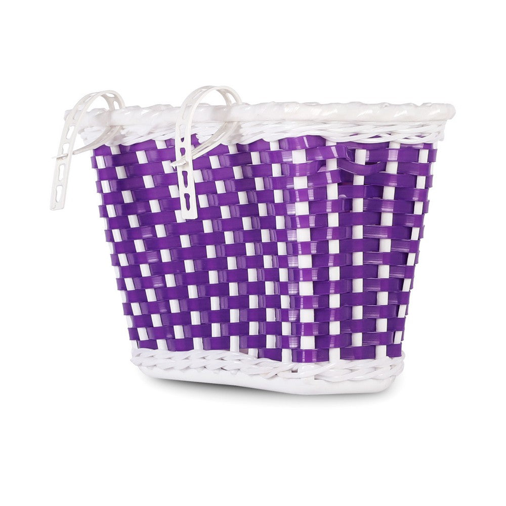 JOYSTAR Kids Bike Basket with Flower