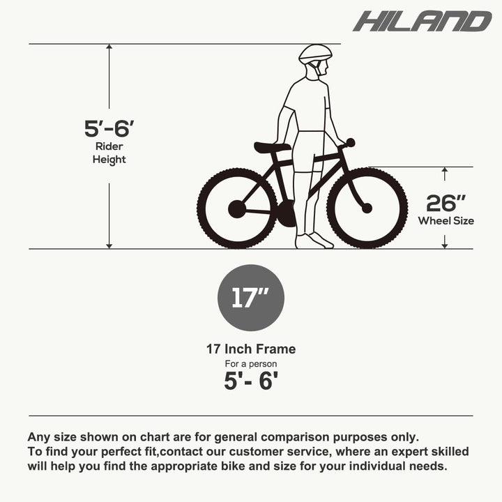 HILAND H200+ | Mountain Bike  21 Speeds Drivetrain Aluminum Frame for Men Women