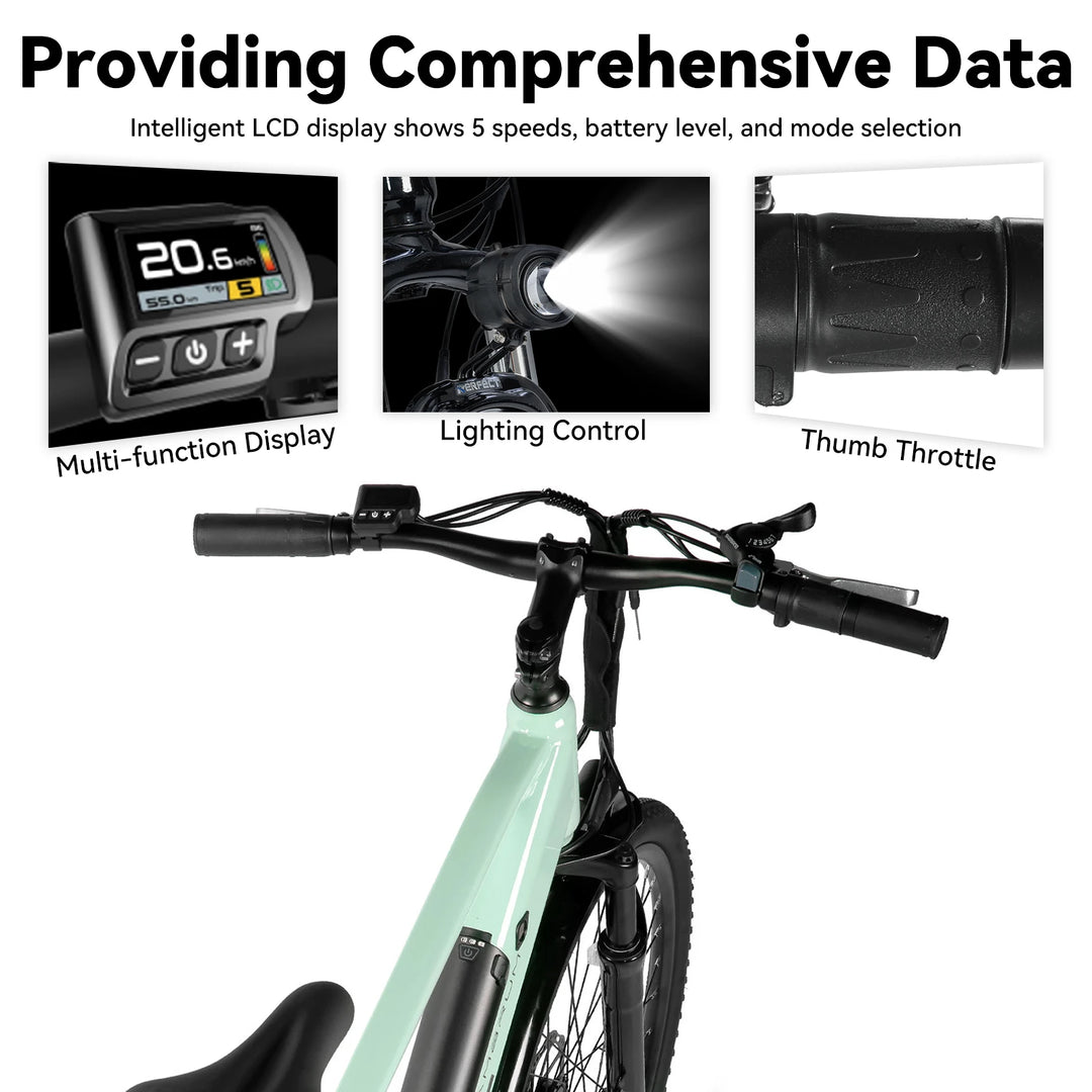 JOYSTAR 26" Electric Bike for Adults with 500W Brushless Motor HILAND