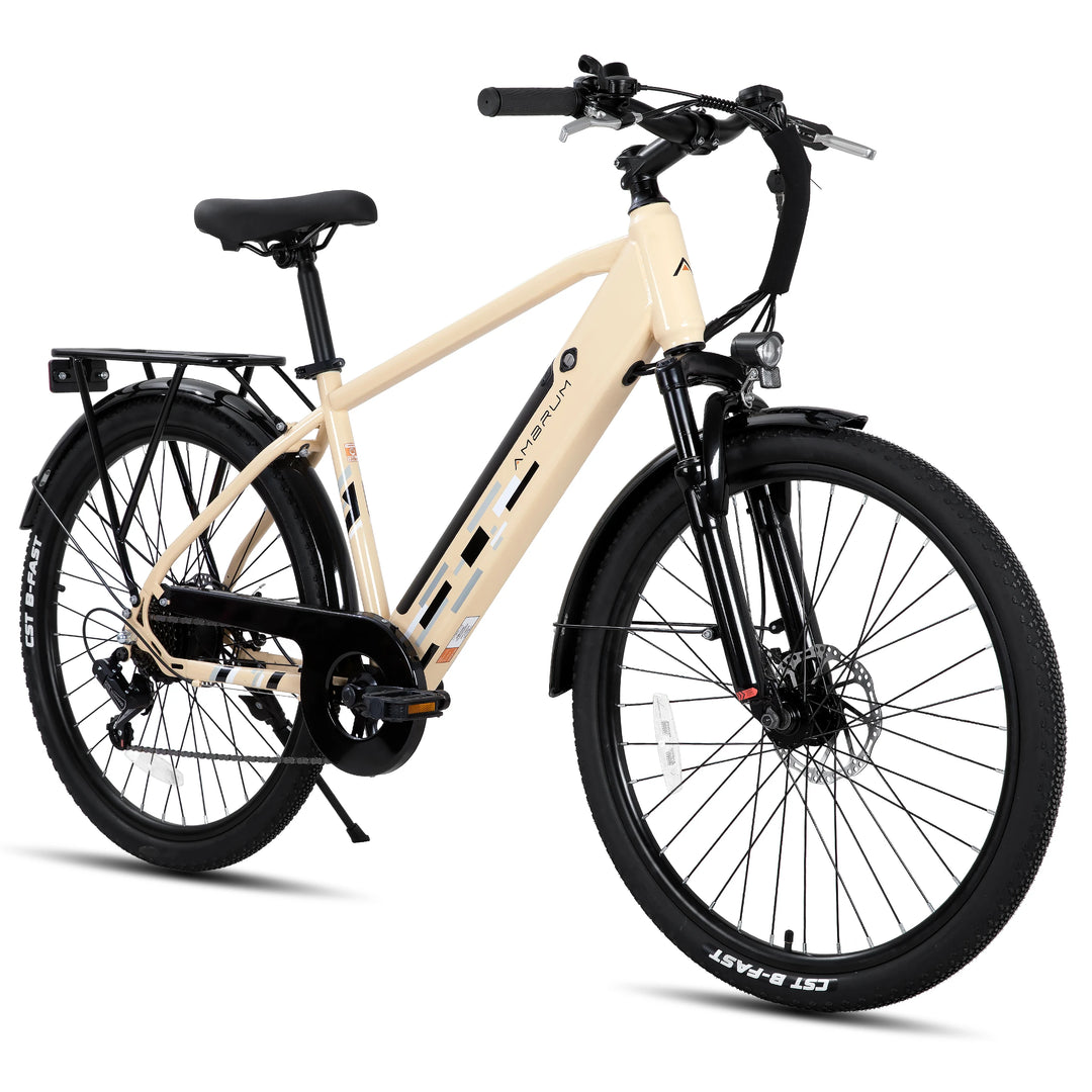 Hiland 26 inch Electric Bike for Adults with 500w Brushless Motor, 40Miles 20mph Electric Mountain Bike with 36V 7.8ah Removable Battery UL2849,Green