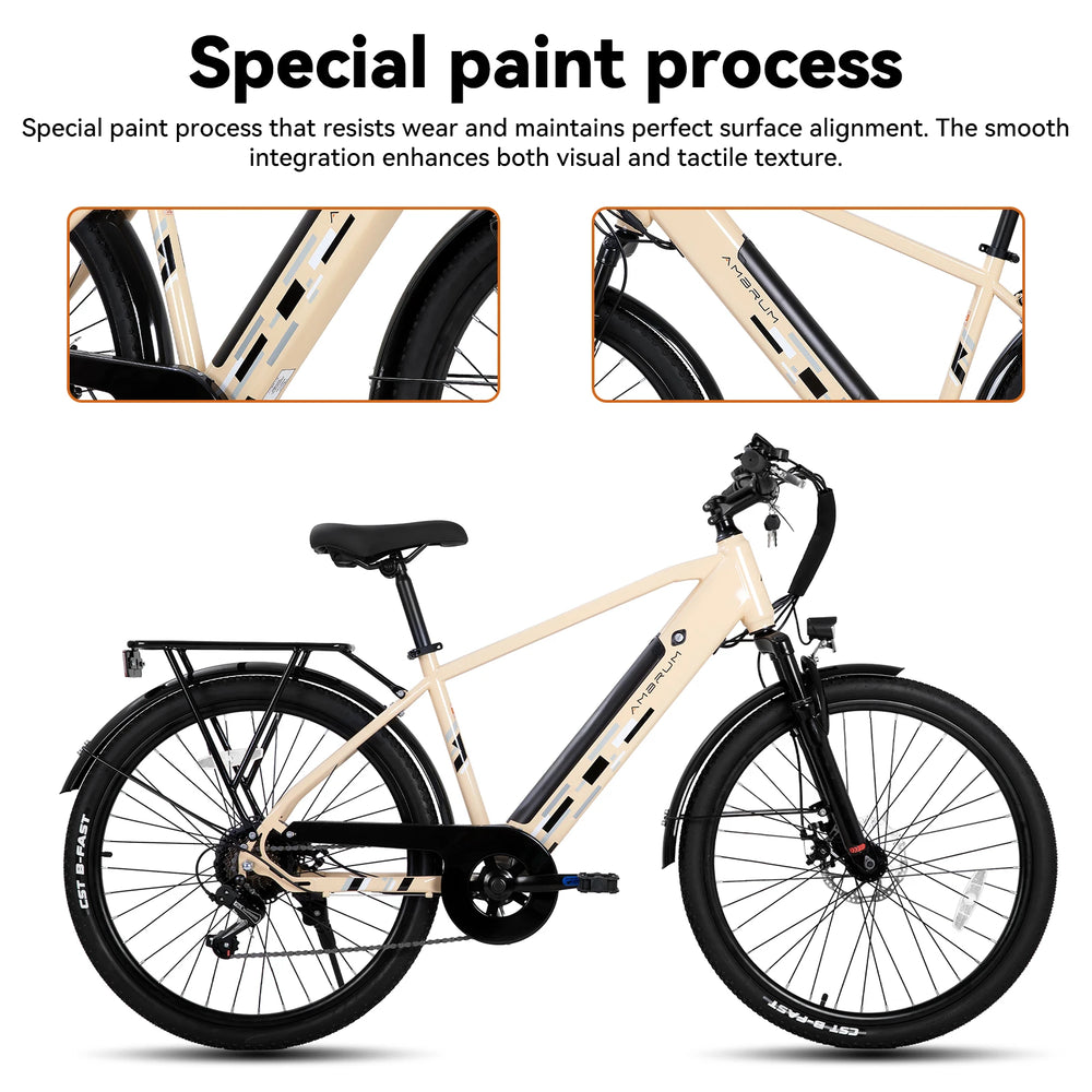 JOYSTAR 26" Electric Bike for Adults with 500W Brushless Motor HILAND