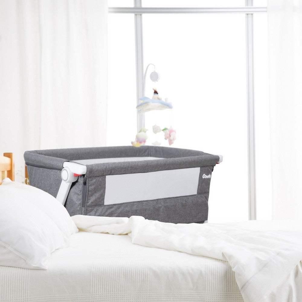 KEANO Baby Bassinet Bedside Sleeper Bedside Crib Safe Adjustable Baby Bed for Baby Infant Newborn Girls Boys - JOYSTARBIKE