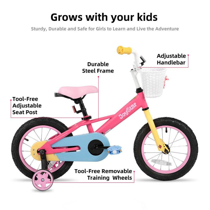 JOYSTAR Macaron Girls Rainbow Bike - JOYSTARBIKE