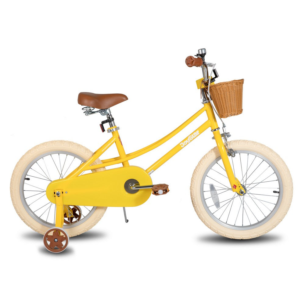 JOYSTAR Fantasy 18 Inch Girls Bike for Ages 5-8, Yellow JOYSTAR