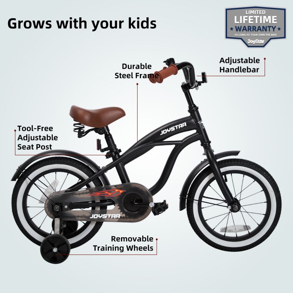 JOYSTAR 015 Kids Cruiser Bike WT