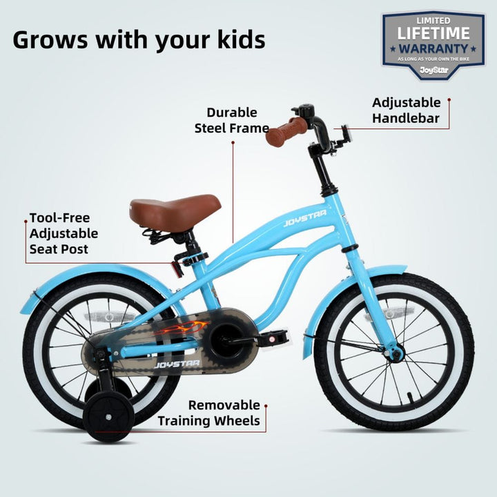 JOYSTAR 015 Kids Cruiser Bike WT