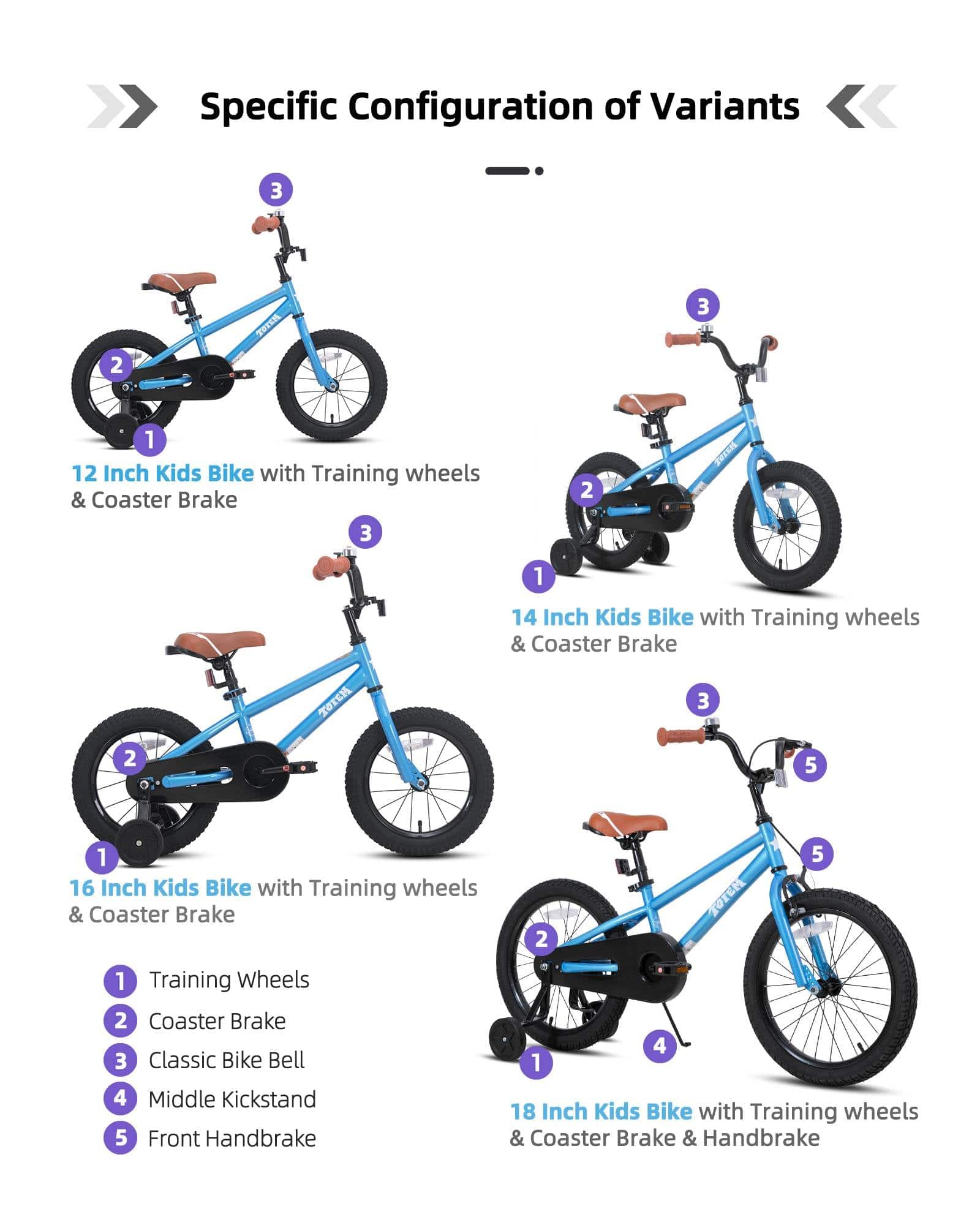 JOYSTAR Totem Kids Bike WT