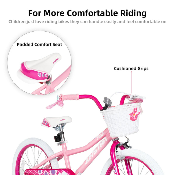 JOYSTAR Petal Girls Bike for Toddlers & Kids with Training Wheels JOYSTAR