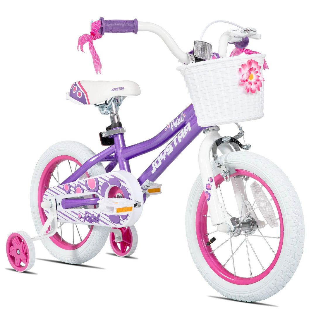 JOYSTAR Petal Girls Bike for Toddlers & Kids with Training Wheels JOYSTAR
