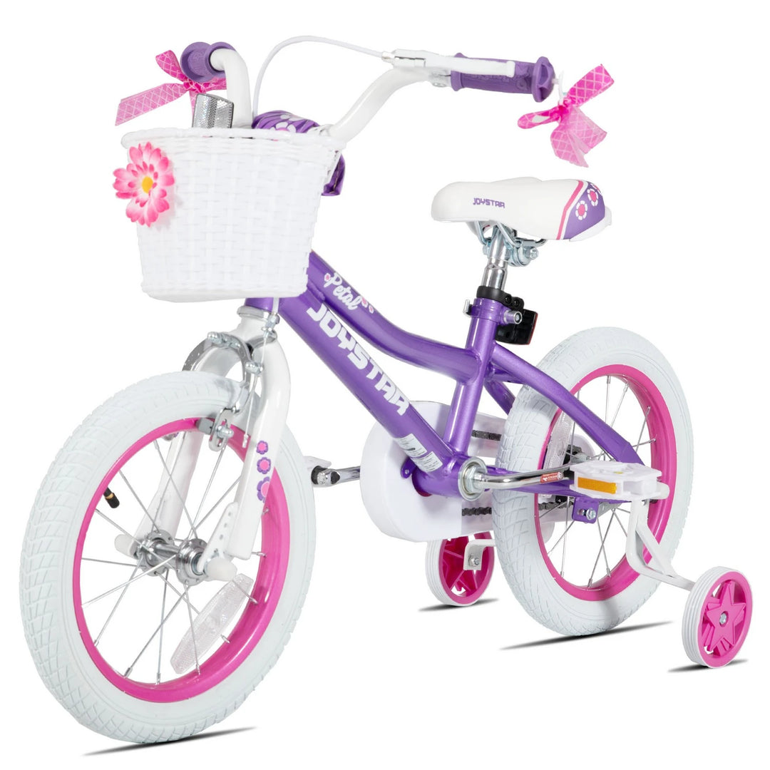 JOYSTAR Petal Girls Bike for Toddlers & Kids with Training Wheels JOYSTAR