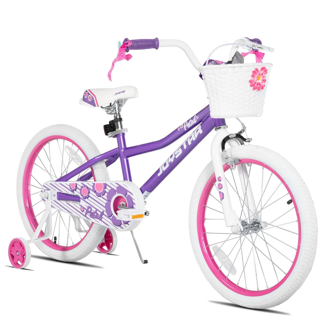 JOYSTAR Petal Girls Bike for Toddlers & Kids with Training Wheels JOYSTAR
