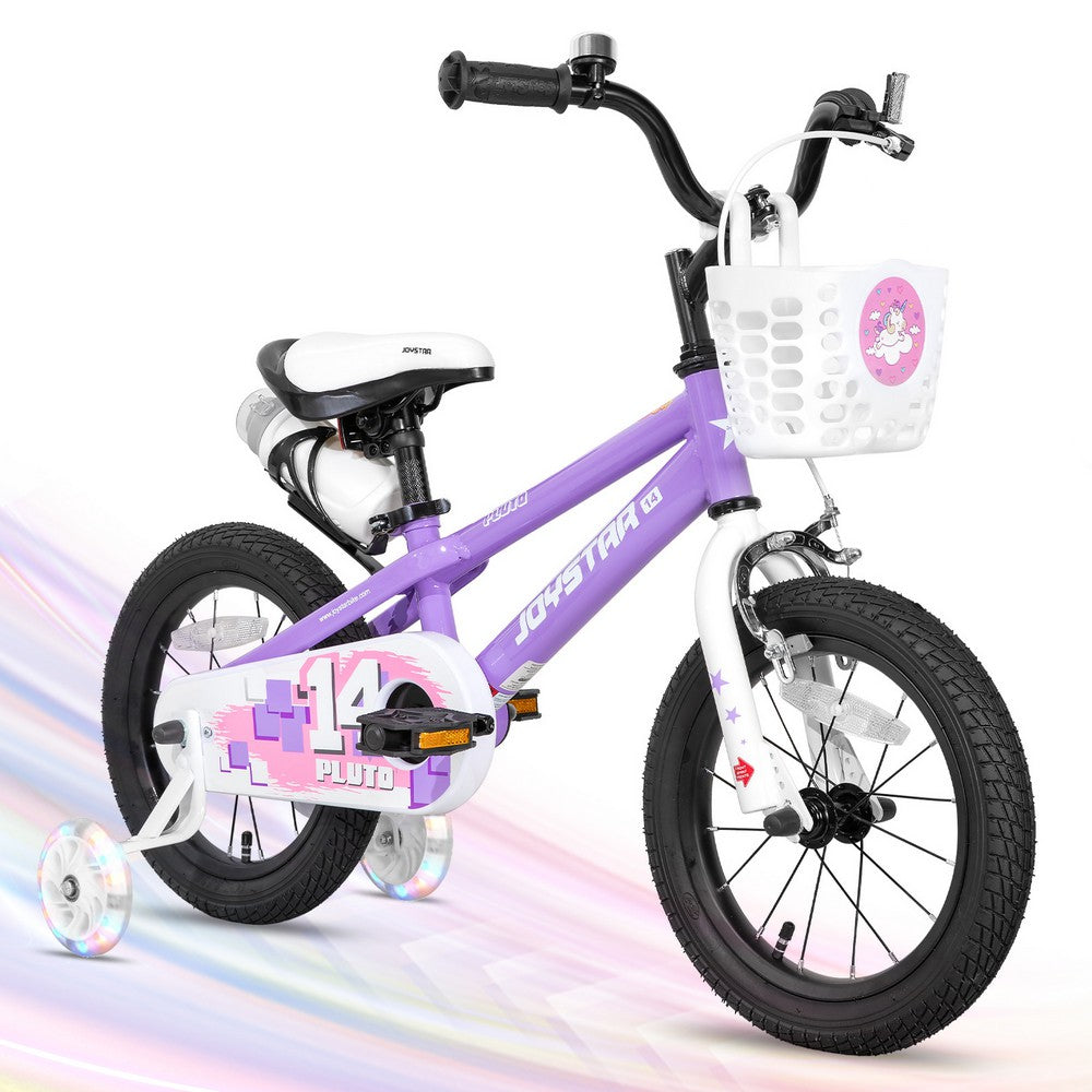 kinderfahrrad mit 2 handbremsen JOYSTAR Pluto 2.0 Kinderfahrrad mit Flash-Stützrädern – JOYSTARBIKE