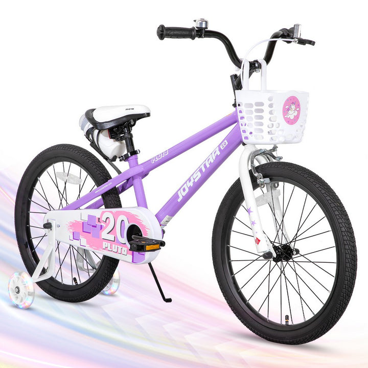 JOYSTAR Pluto 2.0 Kids Bike with Flash Training Wheels - JOYSTARBIKE