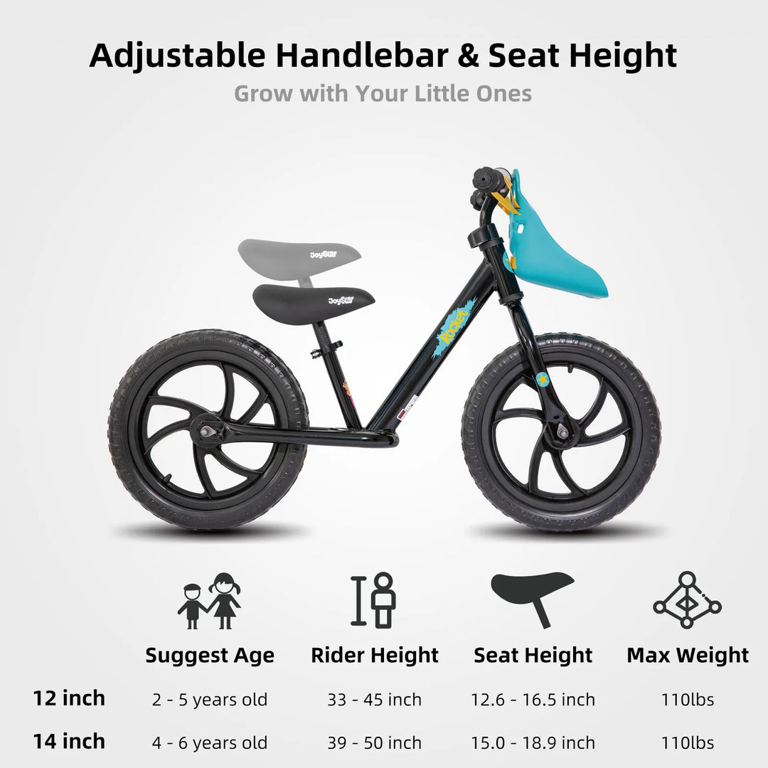 JOYSTAR Roadster 12"/14" Kids Balance Bike JOYSTAR