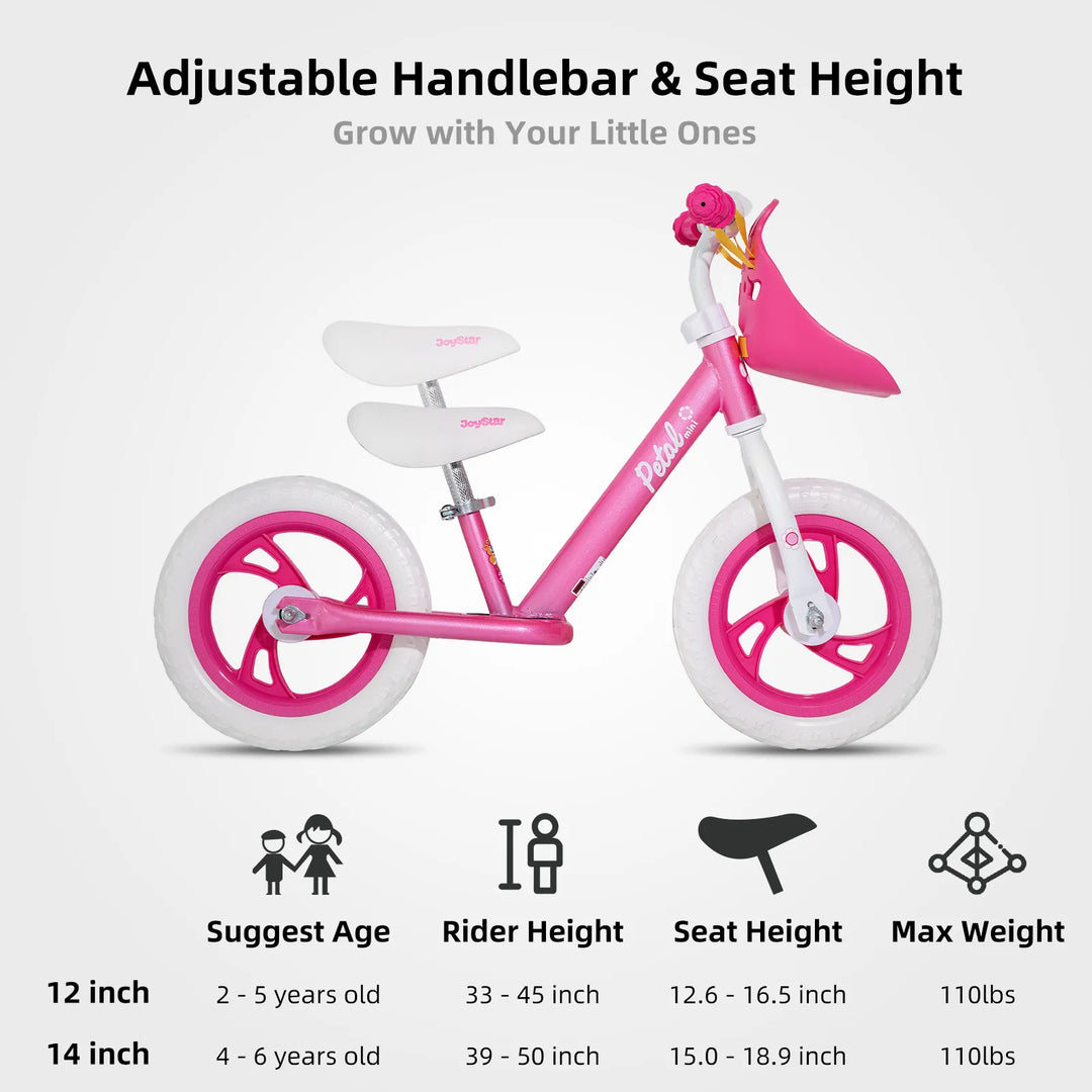 JOYSTAR Roadster 12"/14" Kids Balance Bike JOYSTAR