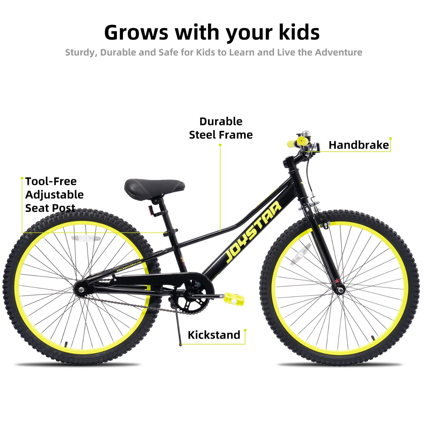 JOYSTAR NEO 20 Inch Kids Bike with Training Wheels JOYSTAR