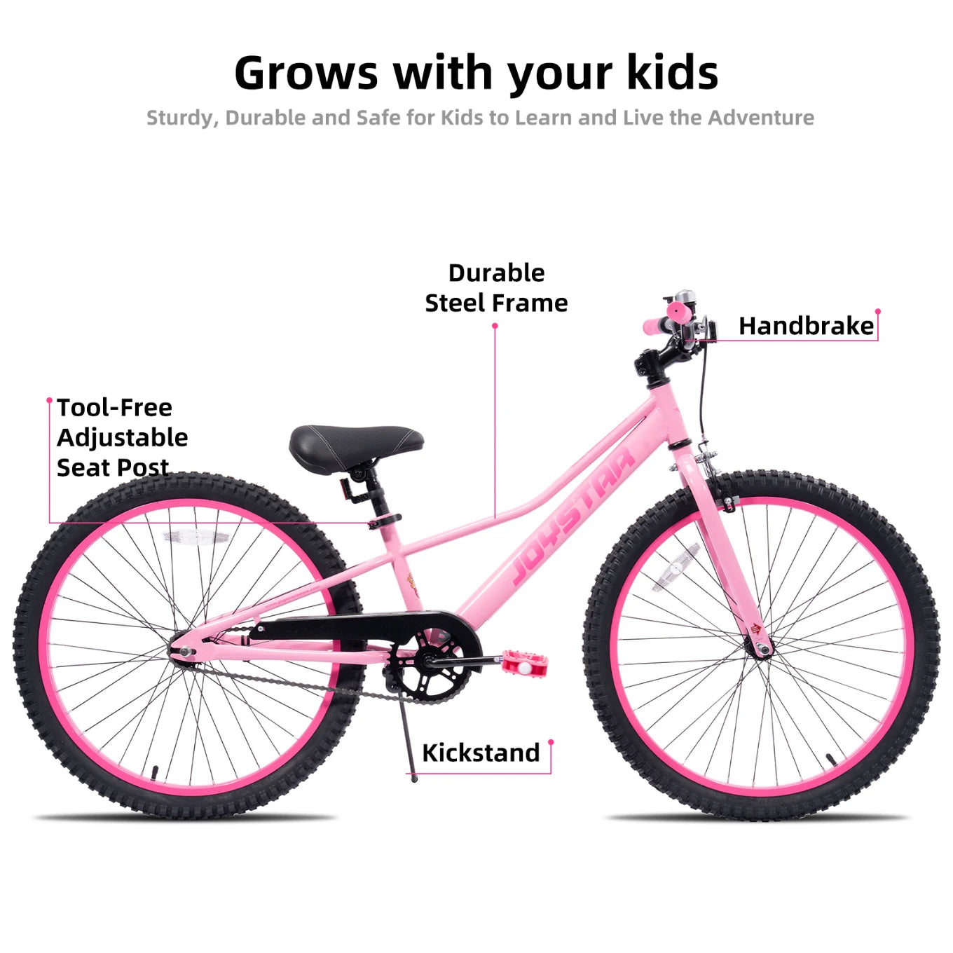 JOYSTAR NEO 20 Inch Kids Bike with Training Wheels JOYSTAR