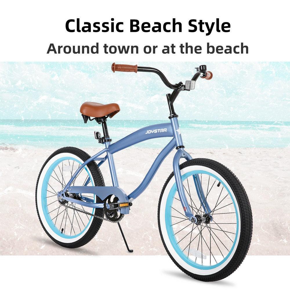 JOYSTAR 20 24 26 Inch Beach Cruiser Bike for Kids, Youth, Men and Women - JOYSTARBIKE