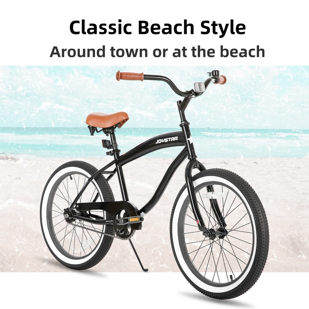 JOYSTAR 20 24 26 Inch Beach Cruiser Bike for Kids, Youth, Men and Women JOYSTAR
