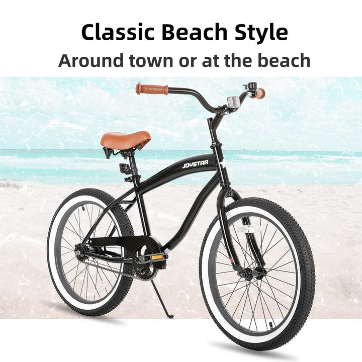JOYSTAR 20 24 26 Inch Beach Cruiser Bike for Kids, Youth, Men and Women JOYSTAR