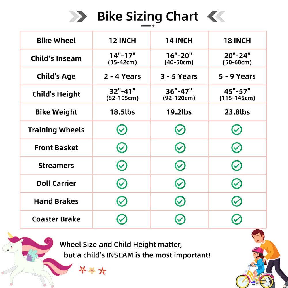 JOYSTAR Unicorn Girls Bike - JOYSTARBIKE