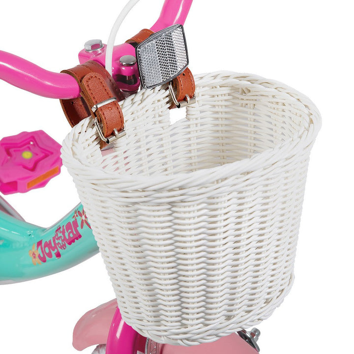 JOYSTAR Unicorn Girls Bike with Doll Carrier JOYSTAR