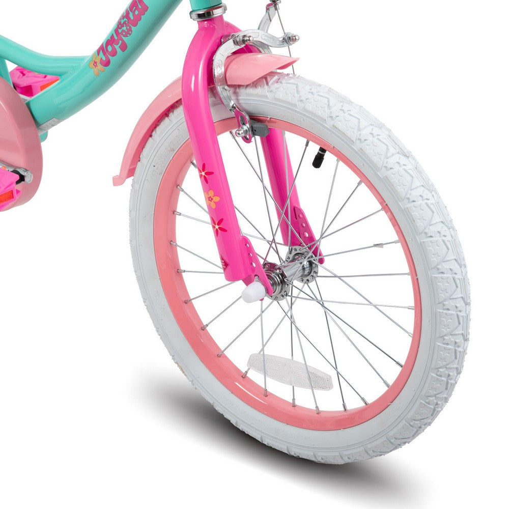 JOYSTAR Unicorn Girls Bike with Doll Carrier JOYSTAR