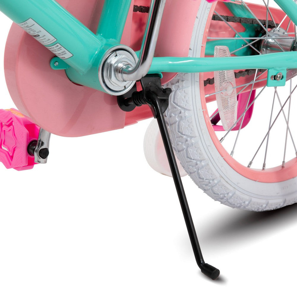 JOYSTAR Unicorn Girls Bike with Doll Carrier JOYSTAR