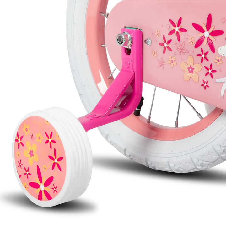 JOYSTAR Unicorn 20 Inch Girls Bike with Doll Carrier JOYSTAR