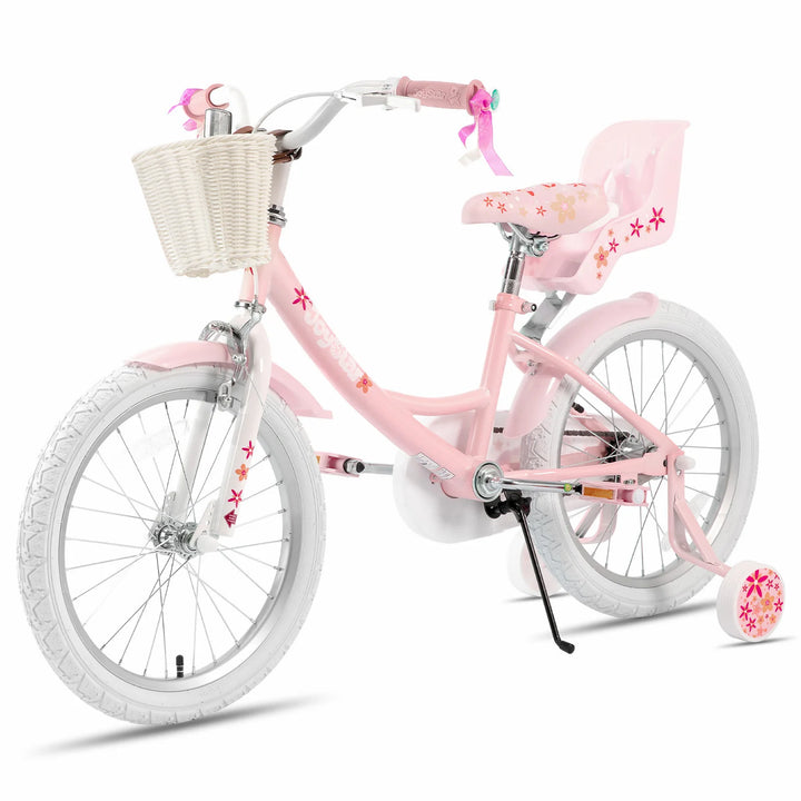 JOYSTAR Unicorn 20 Inch Girls Bike with Doll Carrier JOYSTAR
