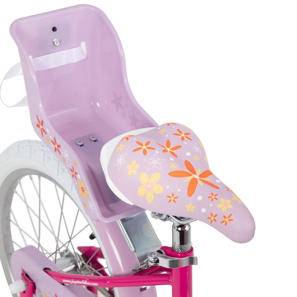JOYSTAR Unicorn Girls Bike with Doll Carrier JOYSTAR