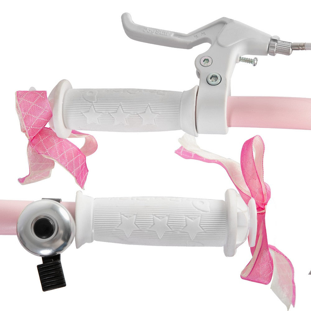 JOYSTAR Unicorn Girls Bike with Doll Carrier JOYSTAR