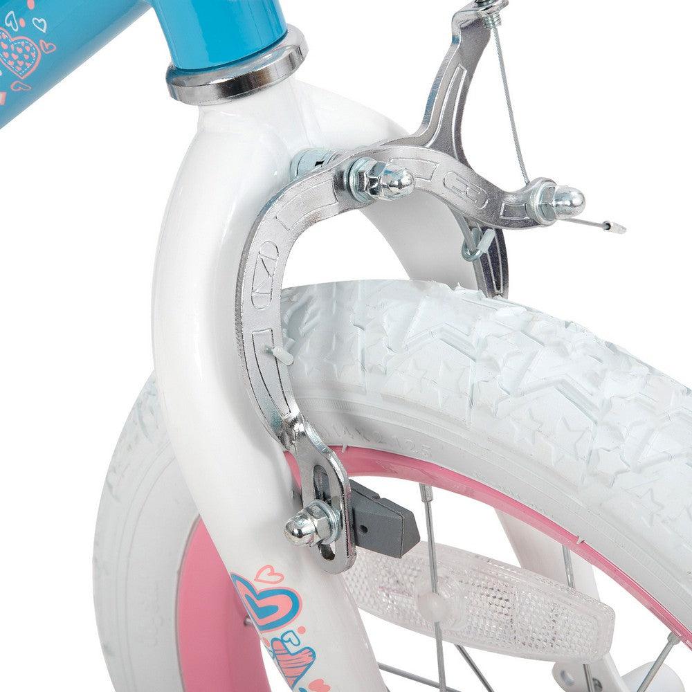 JOYSTAR Angel Girls Bike with Training Wheels & Basket - JOYSTARBIKE