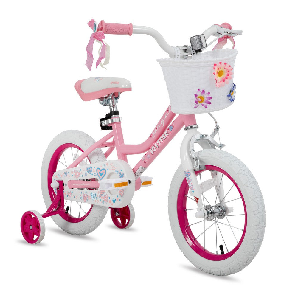 JOYSTAR Angel Girls Bike with Training Wheels & Basket EU - JOYSTARBIKE