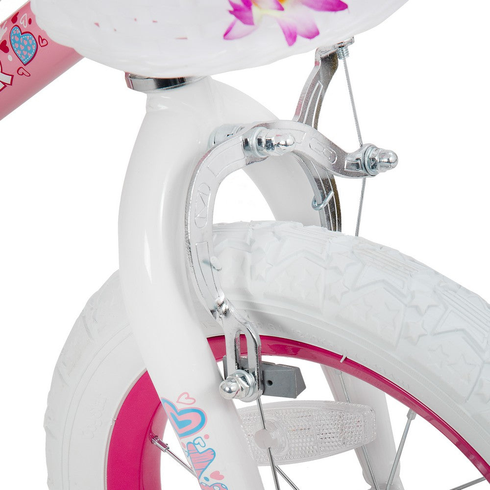 JOYSTAR Angel Girls Bike with Training Wheels & Basket EU - JOYSTARBIKE