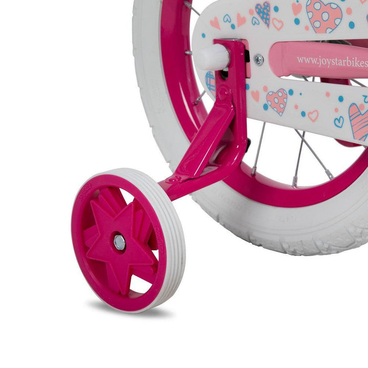 JOYSTAR Angel Girls Bike with Training Wheels & Basket - JOYSTARBIKE