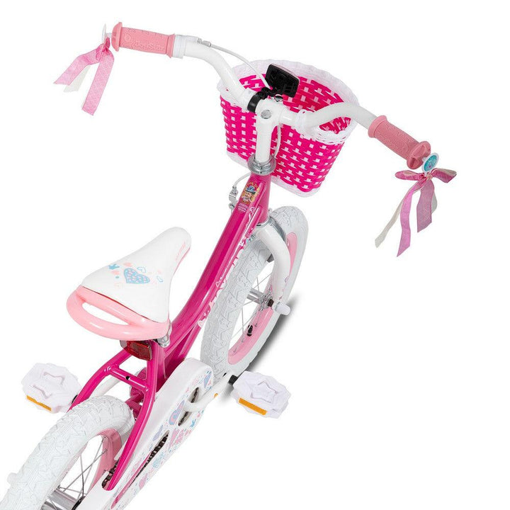 JOYSTAR Angel Girls Bike with Training Wheels & Basket - JOYSTARBIKE