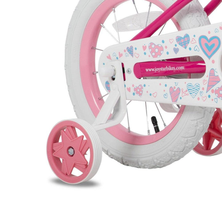 JOYSTAR Angel Girls Bike with Training Wheels & Basket - JOYSTARBIKE