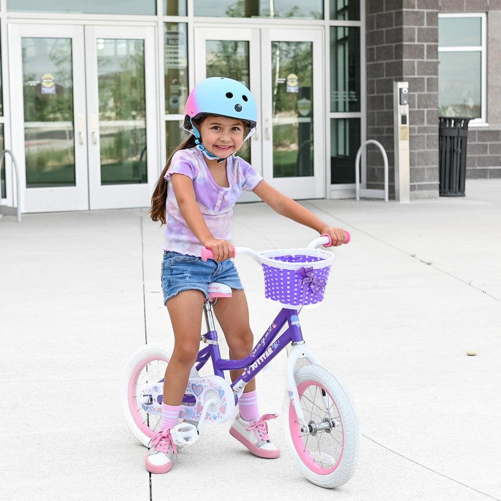 JOYSTAR Angel Girls Bike with Training Wheels & Basket - JOYSTARBIKE