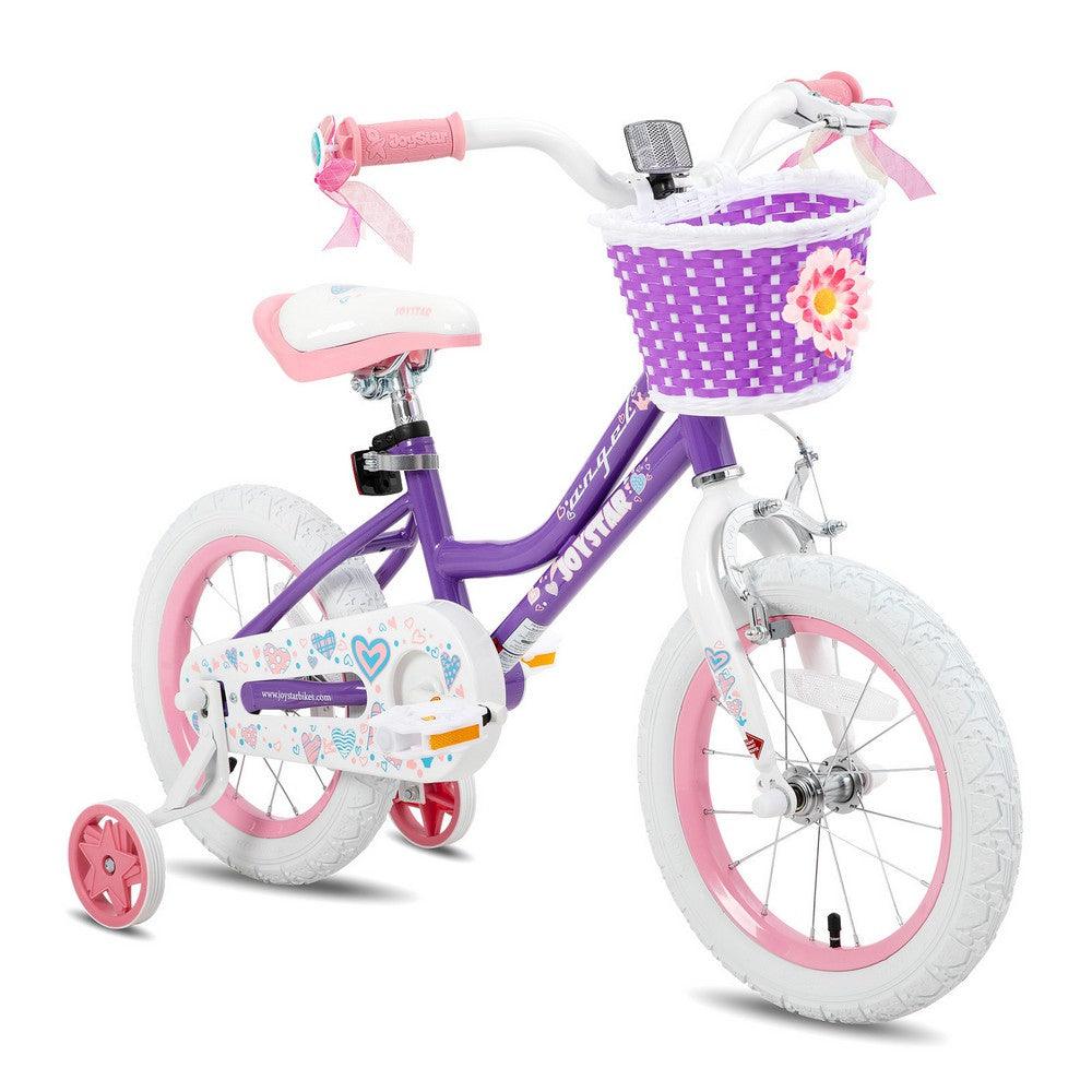 JOYSTAR Angel Girls Bike with Training Wheels & Basket Regular price $119.99 Sale price from $109.99 Save $10.00