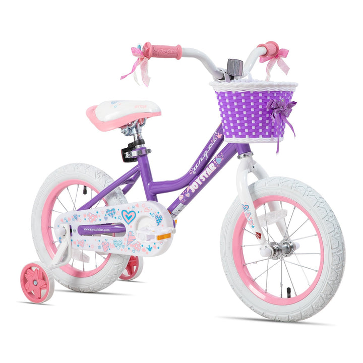 JOYSTAR Angel Girls Bike with Training Wheels & Basket WT JOYSTAR Walmart