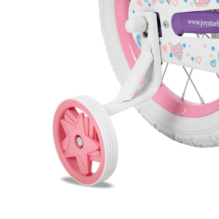 JOYSTAR Angel Girls Bike with Training Wheels & Basket - JOYSTARBIKE